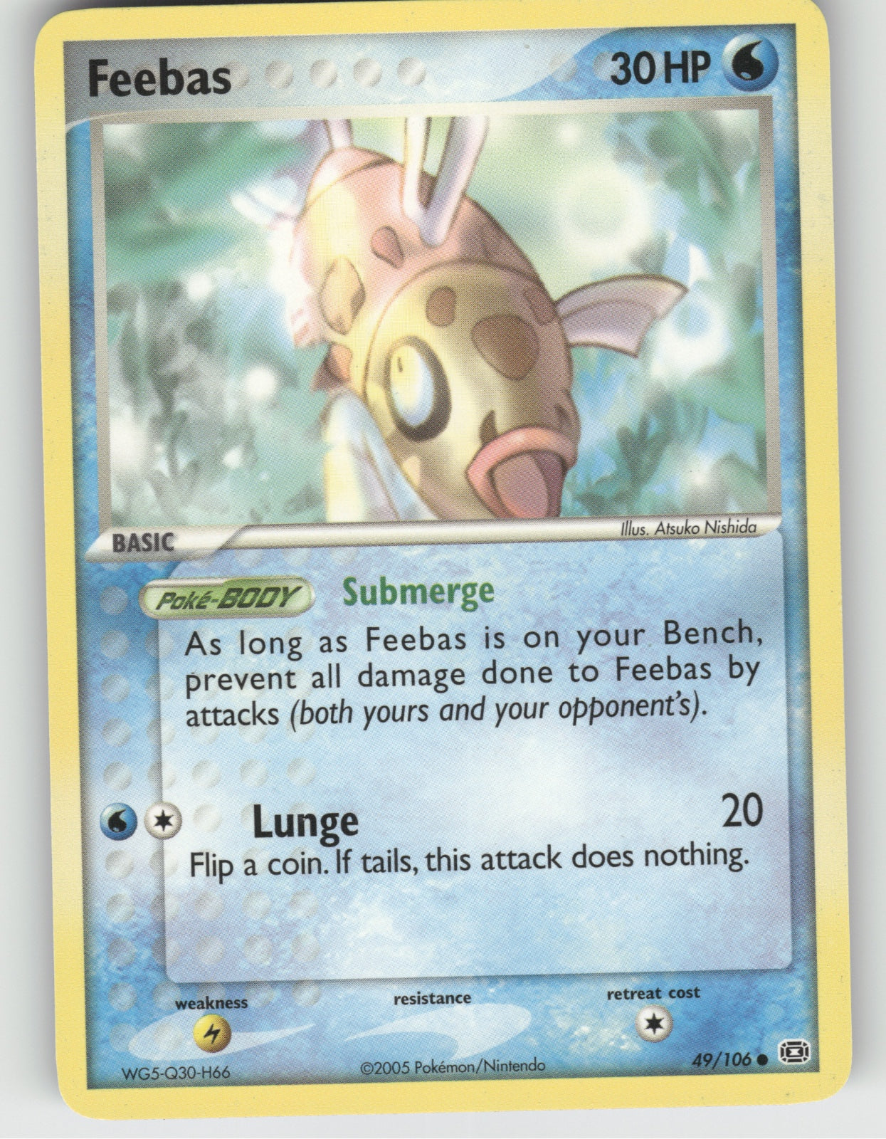 Feebas Common EX Emerald 49/106 NM