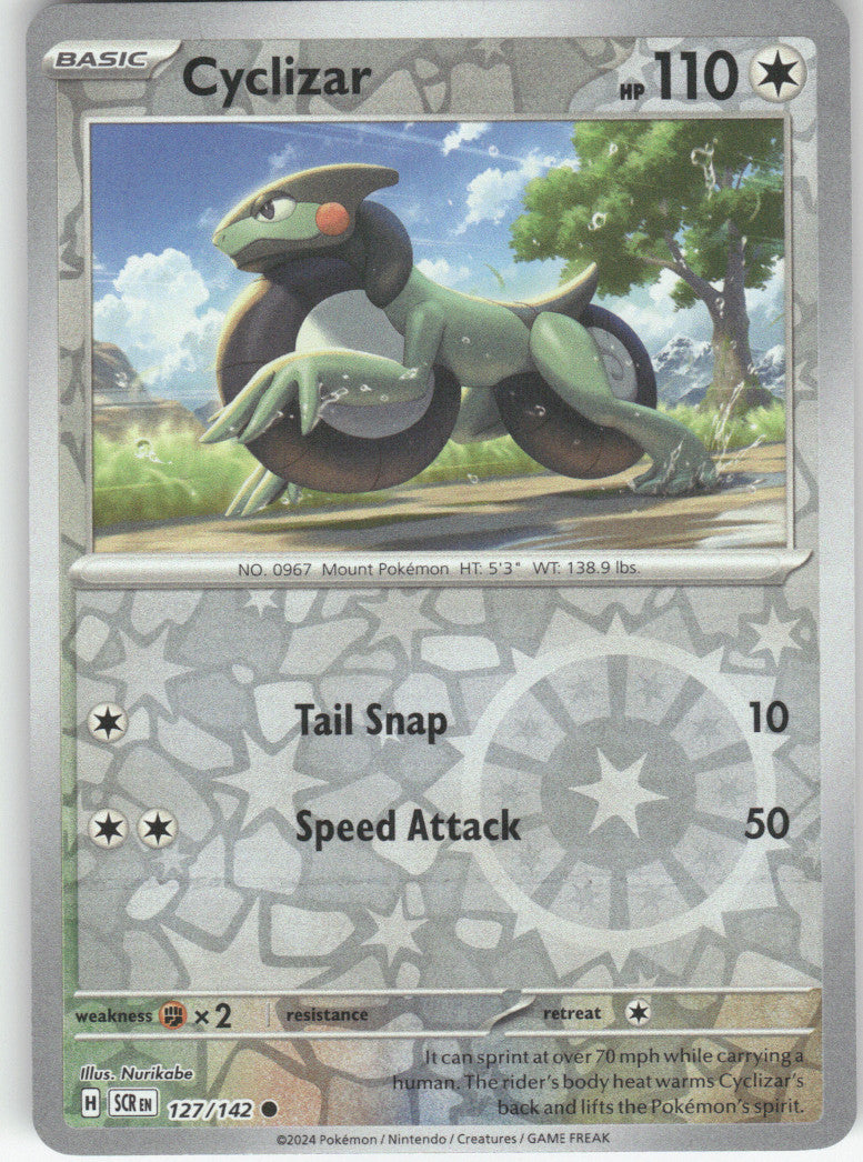 Cyclizar Reverse Holo Common SV07: Stellar Crown 127/142 NM