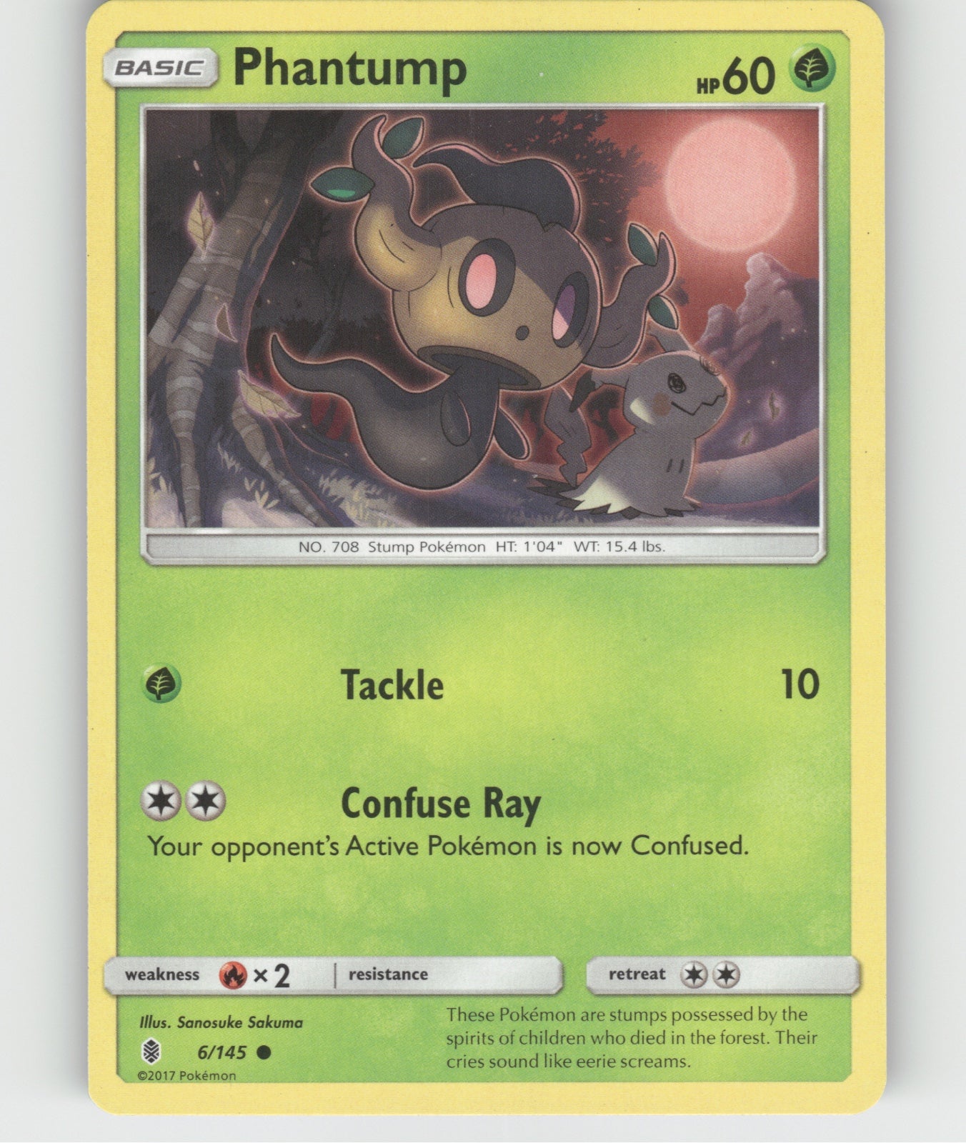 Phantump Common SM - Guardians Rising 6/145 NM