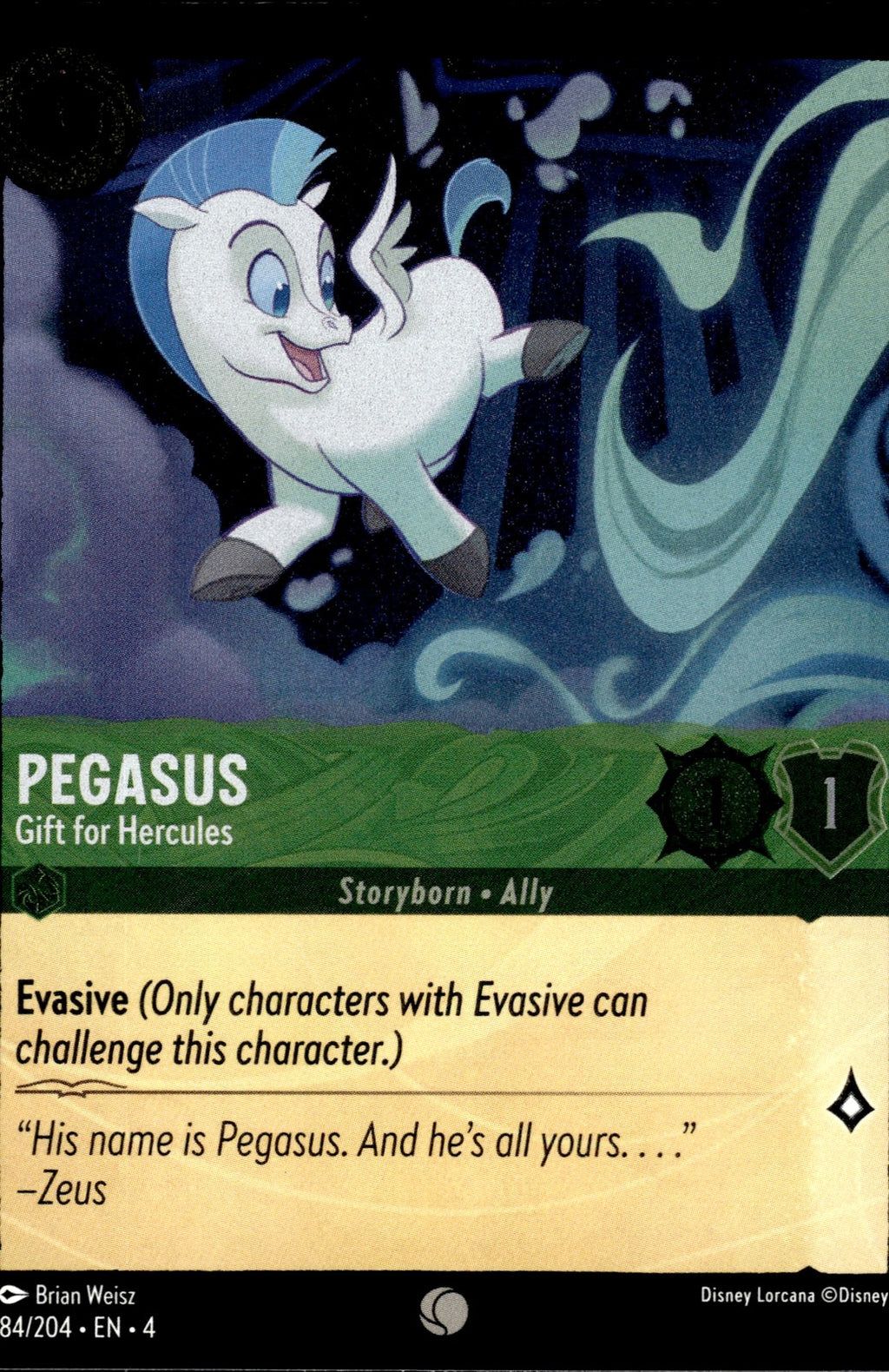 Pegasus - Gift for Hercules Cold Foil Common Ursula's Return 84/204 NM