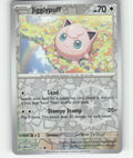 Jigglypuff Reverse Holo Common SV: Scarlet & Violet 151 039/165 NM