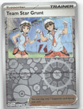 Team Star Grunt Reverse Holo Uncommon SV03: Obsidian Flames 195/197 NM