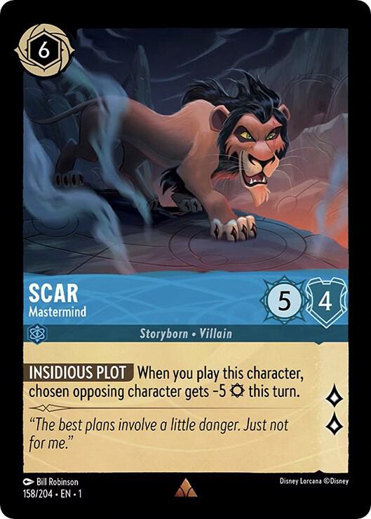 Scar - Mastermind Rare The First Chapter 158/204 NM