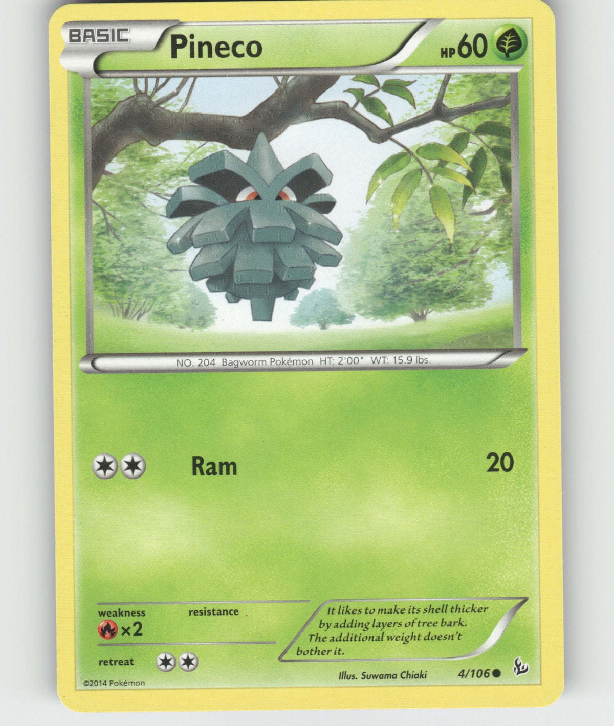 Pineco Common XY - Flashfire 4/106 NM