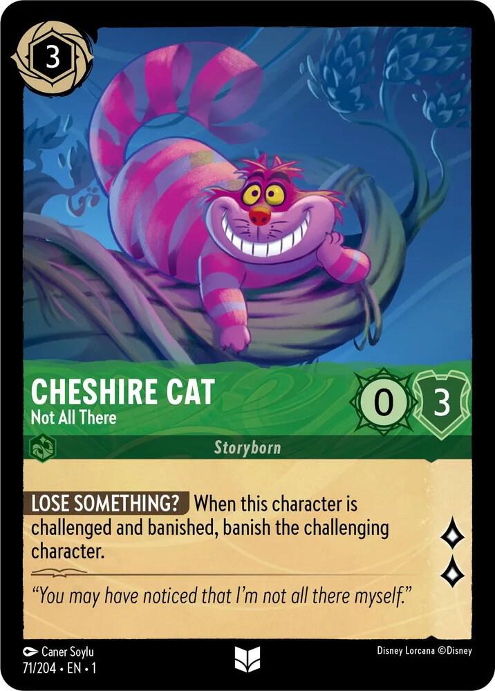 Cheshire Cat - Not All There Uncommon The First Chapter 71/204 NM