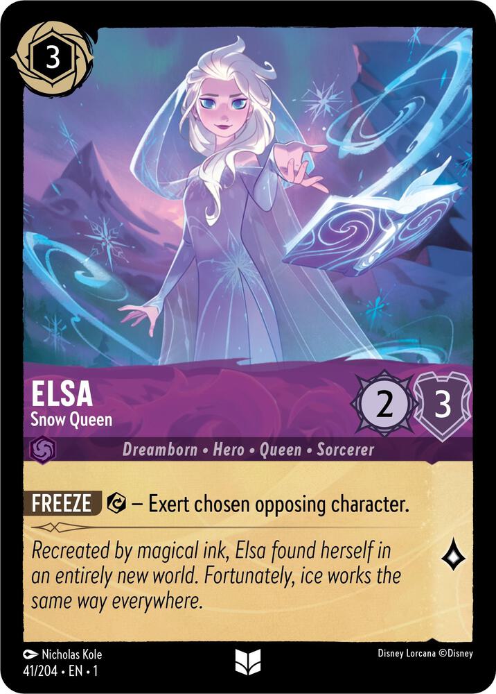 Elsa - Snow Queen Uncommon The First Chapter 41/204 NM