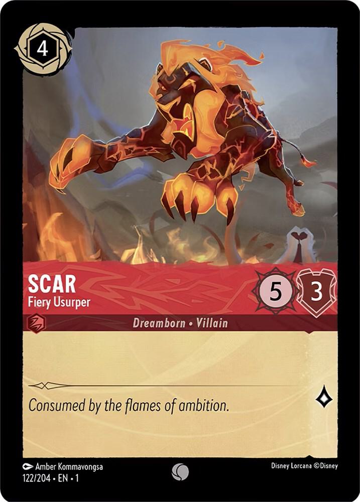 Scar - Fiery Usurper Common The First Chapter 122/204 NM