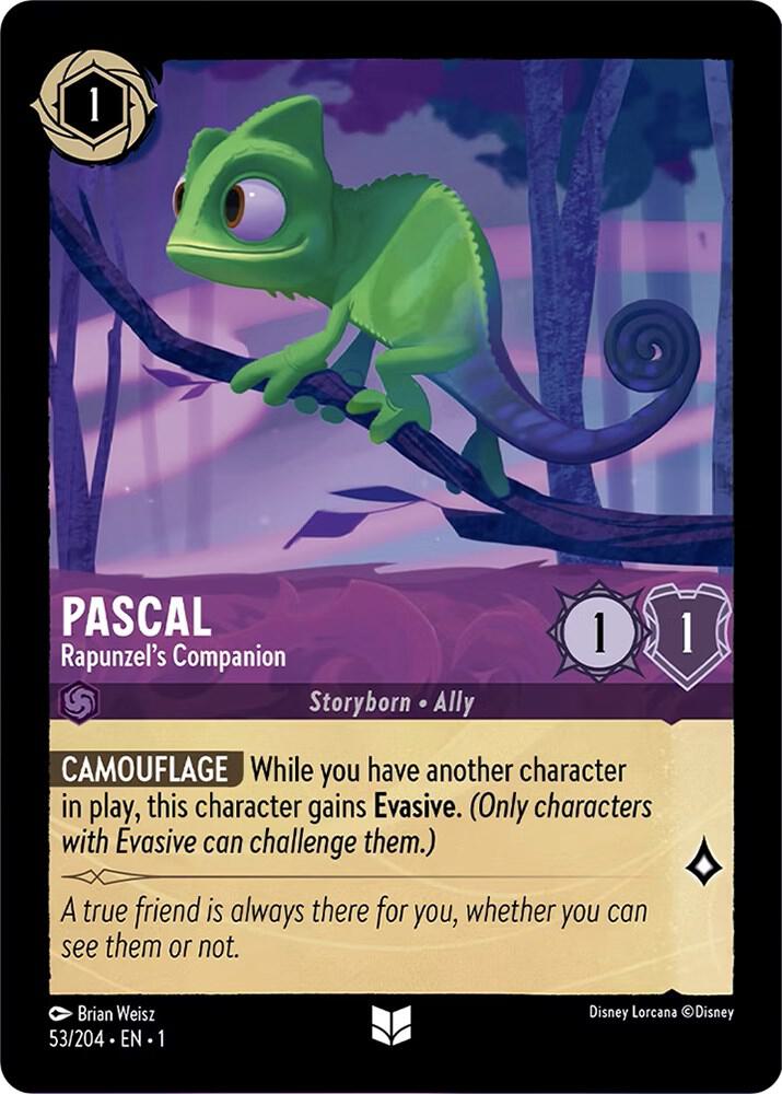 Pascal - Rapunzel's Companion Uncommon The First Chapter 53/204 NM