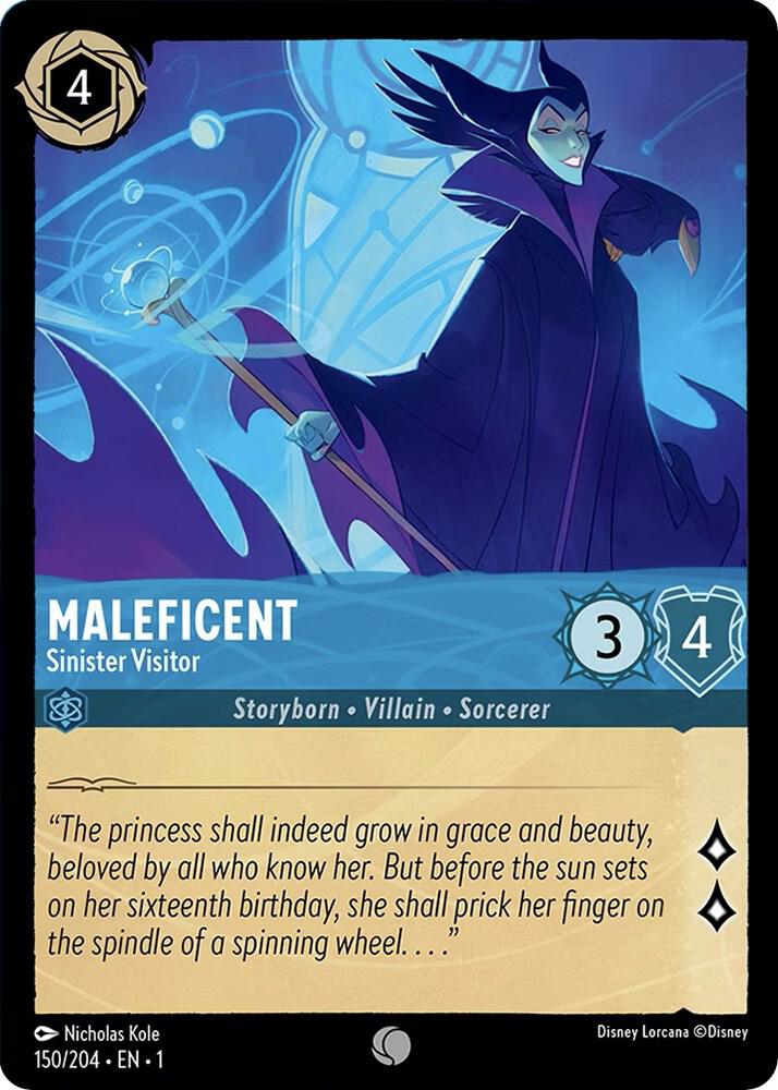 Maleficent - Sinister Visitor Common The First Chapter 150/204 NM