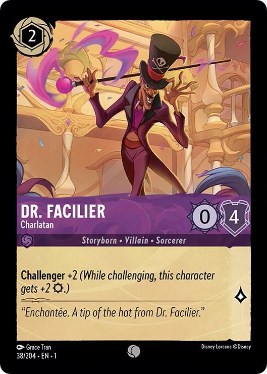 Dr. Facilier - Charlatan Common The First Chapter 38/204 NM