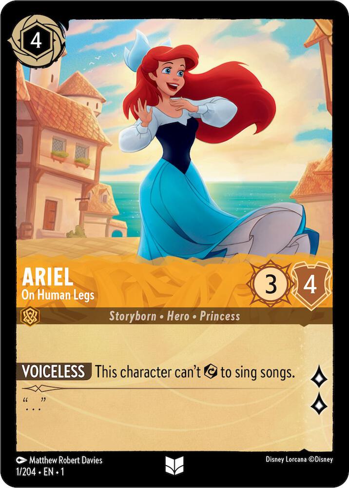 Ariel - On Human Legs Uncommon The First Chapter 1/204 NM