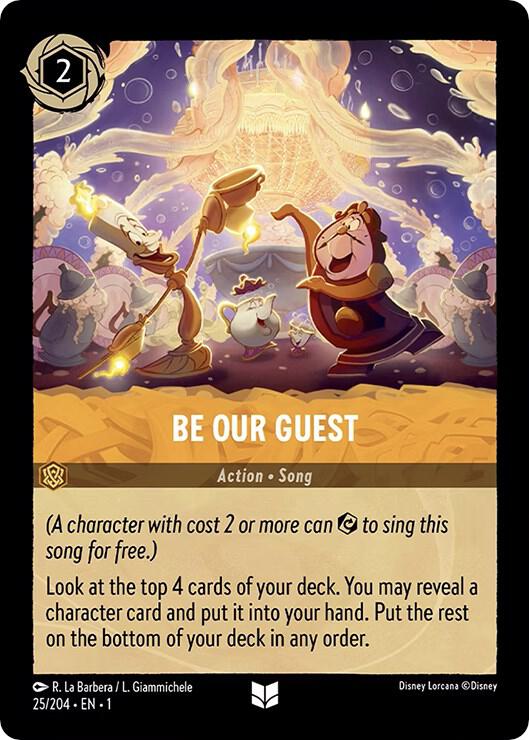 Be Our Guest Uncommon The First Chapter 25/204 NM