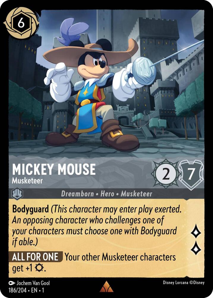 Mickey Mouse - Musketeer Rare The First Chapter 186/204 NM