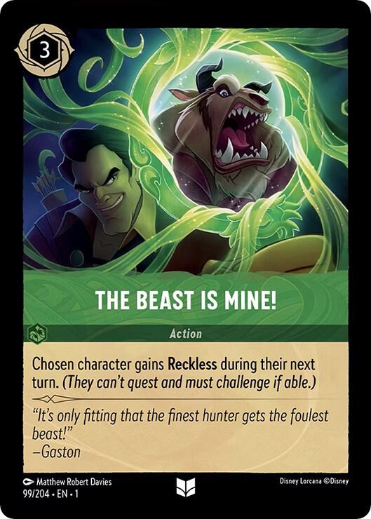 The Beast is Mine! Uncommon The First Chapter 99/204 NM