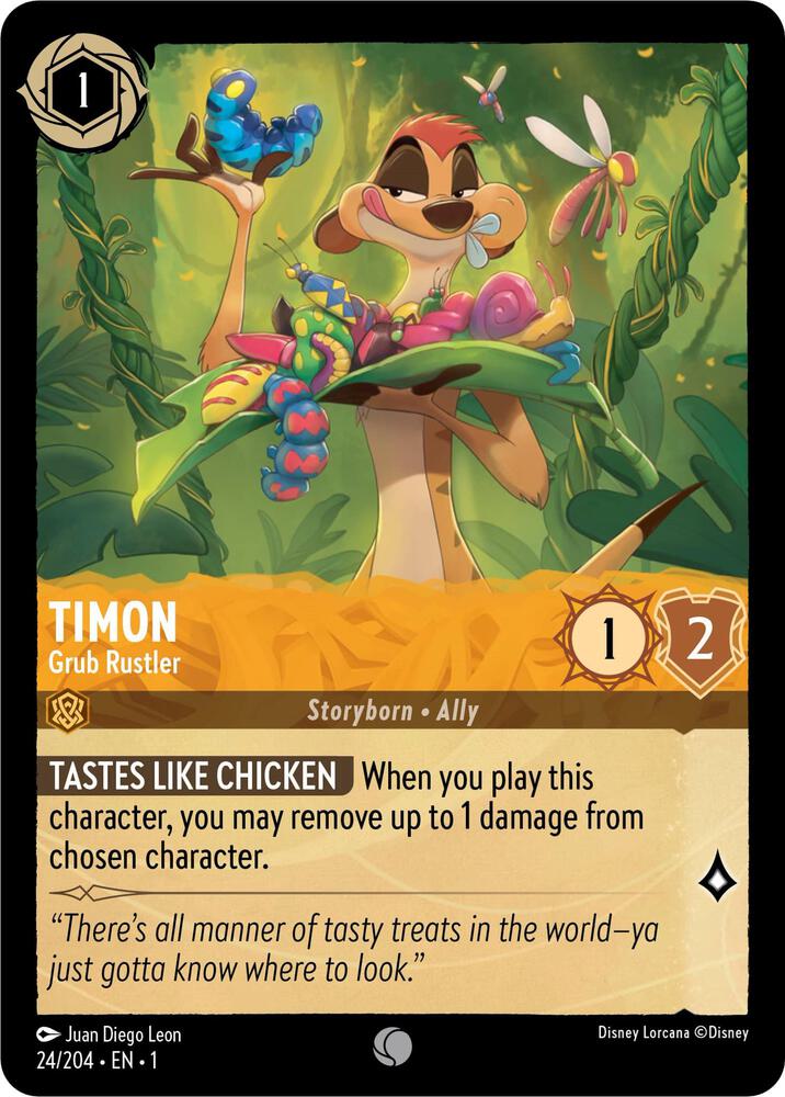 Timon - Grub Rustler Common The First Chapter 24/204 NM