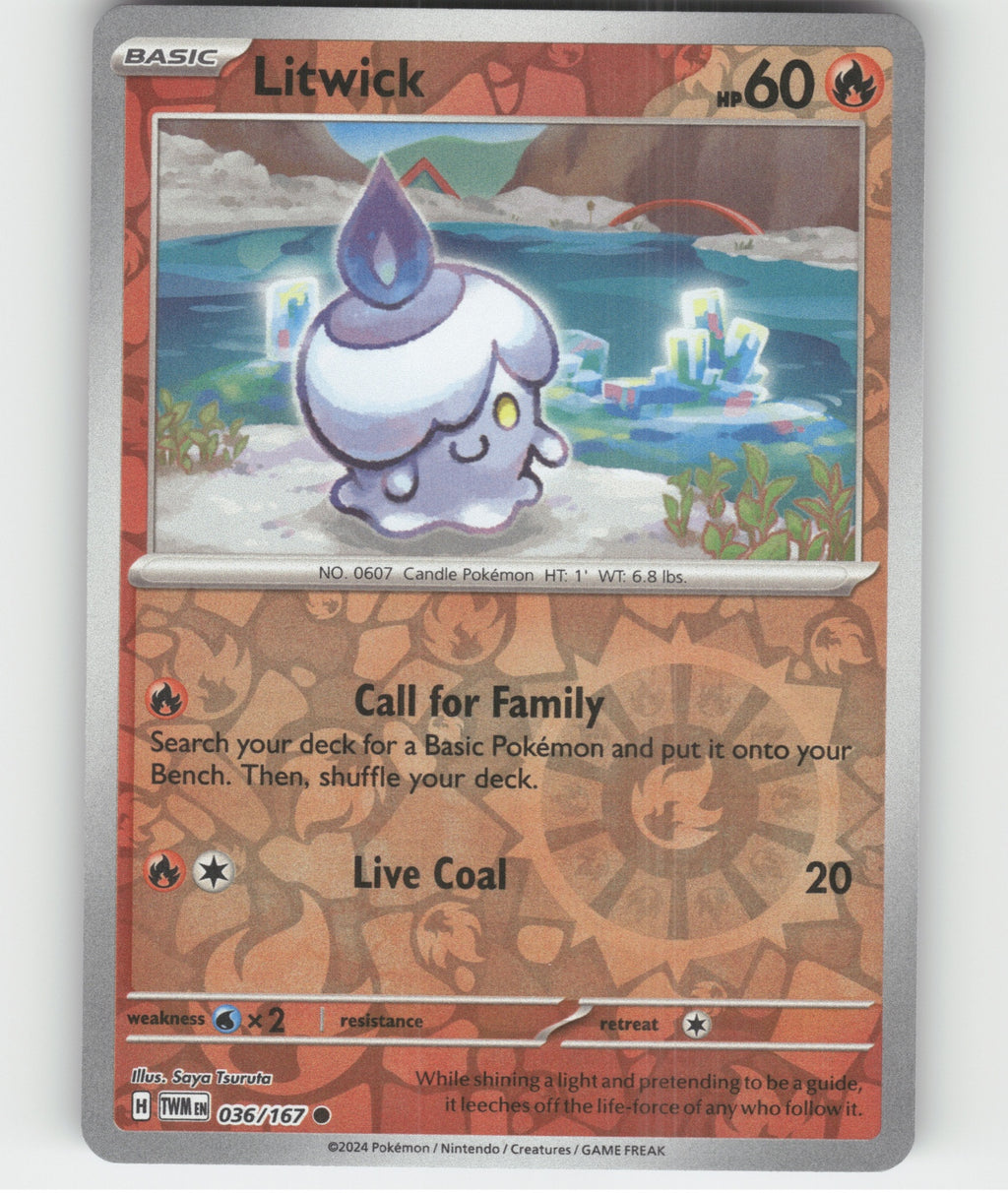 Litwick Common SV06: Twilight Masquerade 036/167 NM