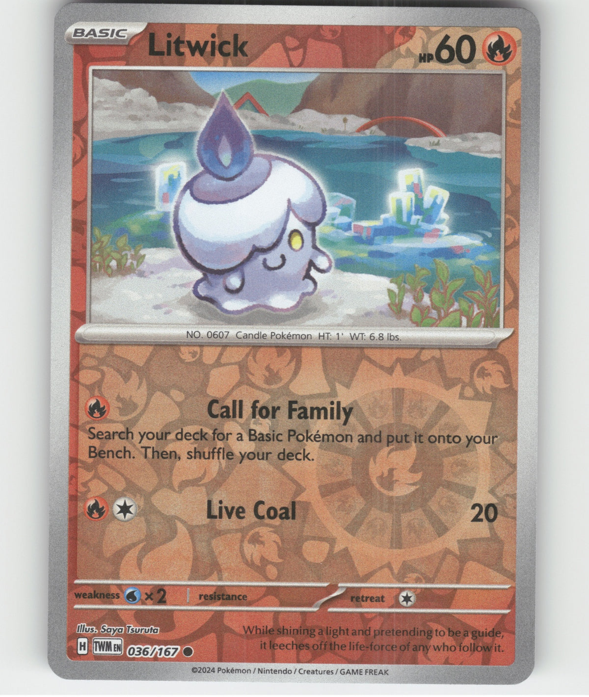 Litwick Common SV06: Twilight Masquerade 036/167 NM