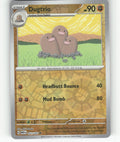 Dugtrio Reverse Holo Uncommon SV: Scarlet & Violet 151 051/165 NM