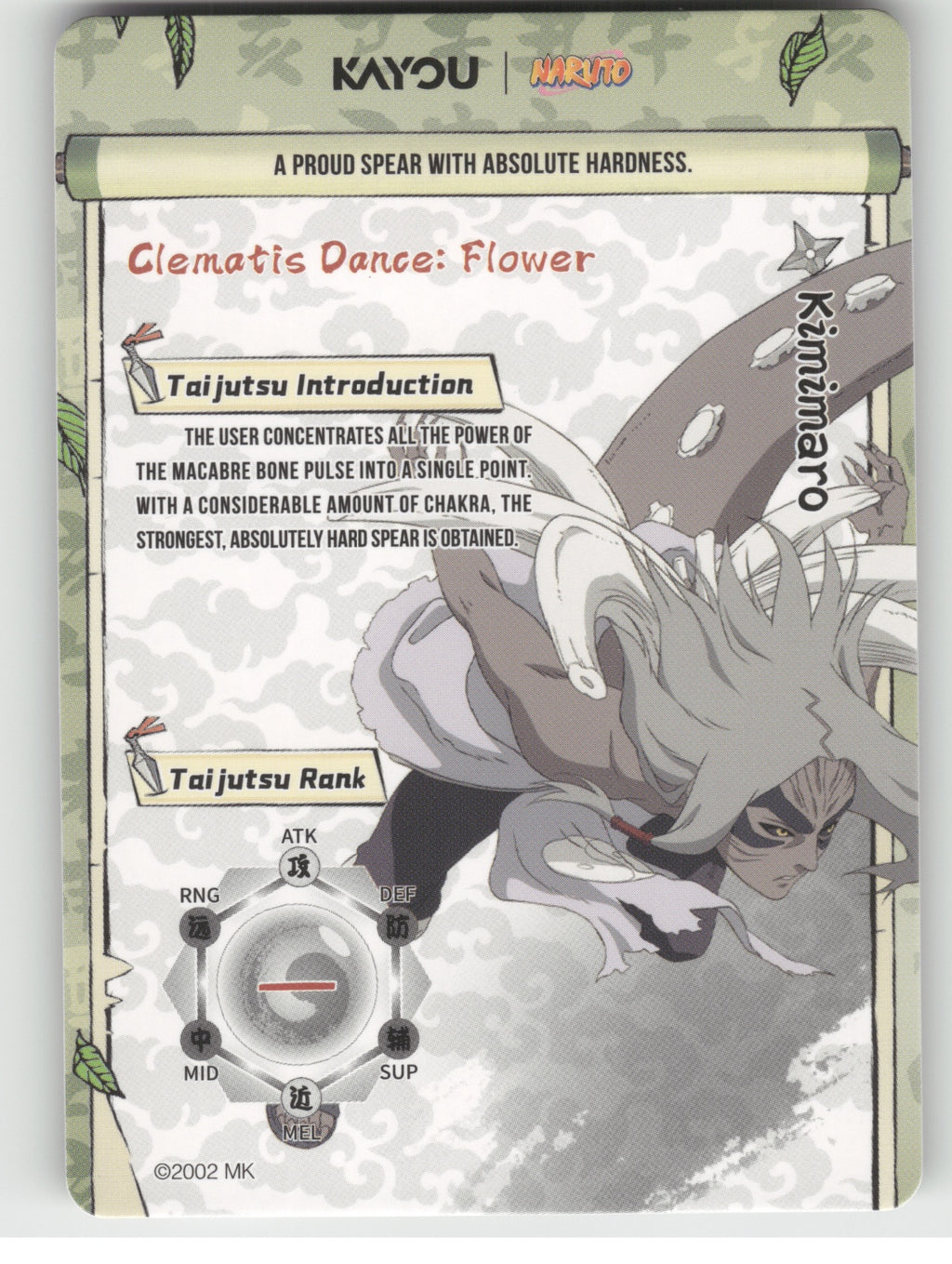 Kimimaro Base SSR Earth Scroll Series 2 005L3 NM back