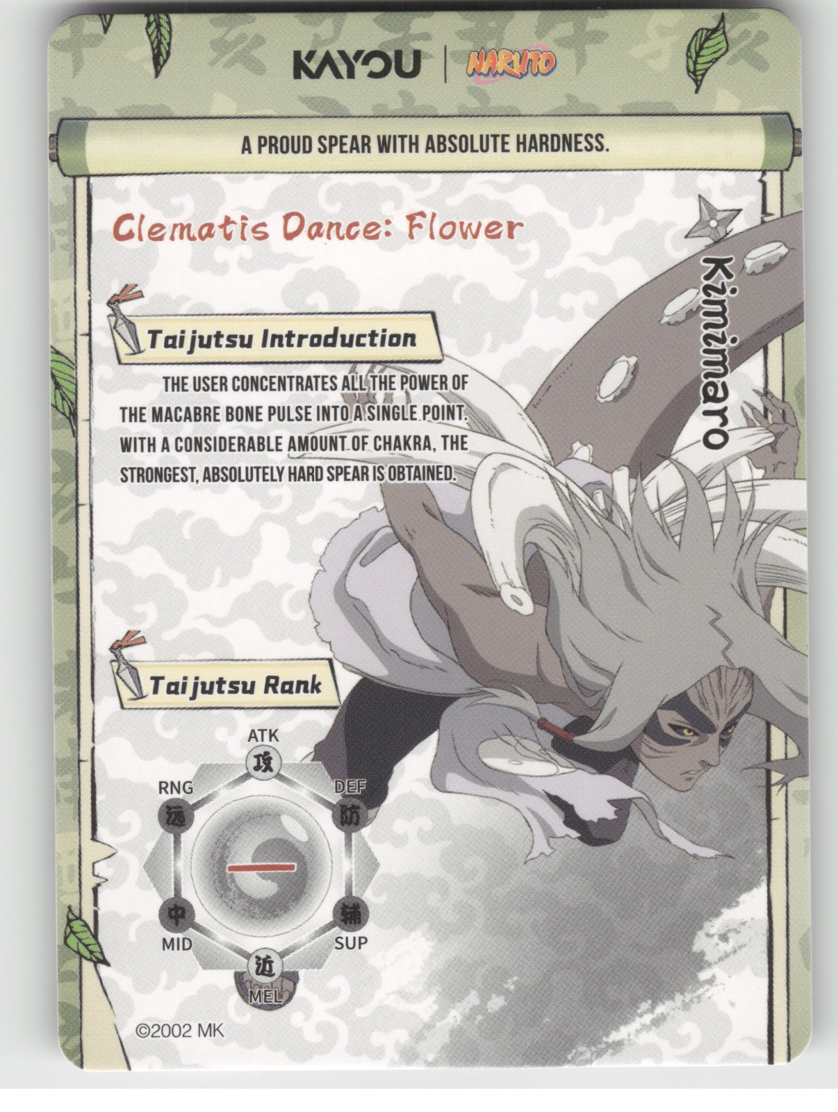 Kimimaro Base SSR Earth Scroll Series 2 005L3 NM back