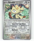 Meowth Reverse Holo Common SV: Scarlet & Violet 151 052/165 NM