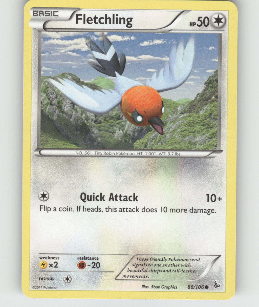 Fletchling Common XY - Flashfire 86/106 NM