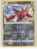 Scizor Reverse Holo Rare SWSH02: Rebel Clash 128/192 NM
