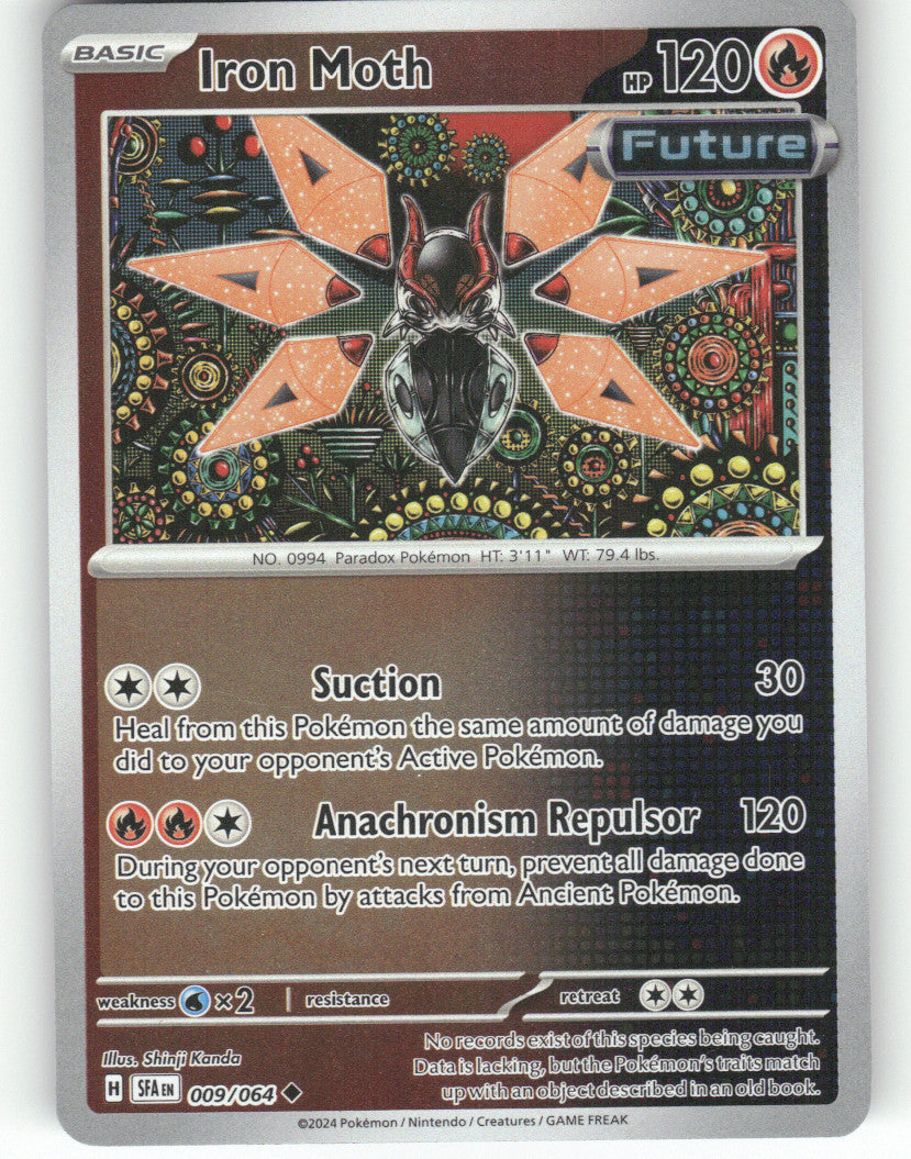 Iron Moth Reverse Holo Uncommon SV: Shrouded Fable 009/064 NM
