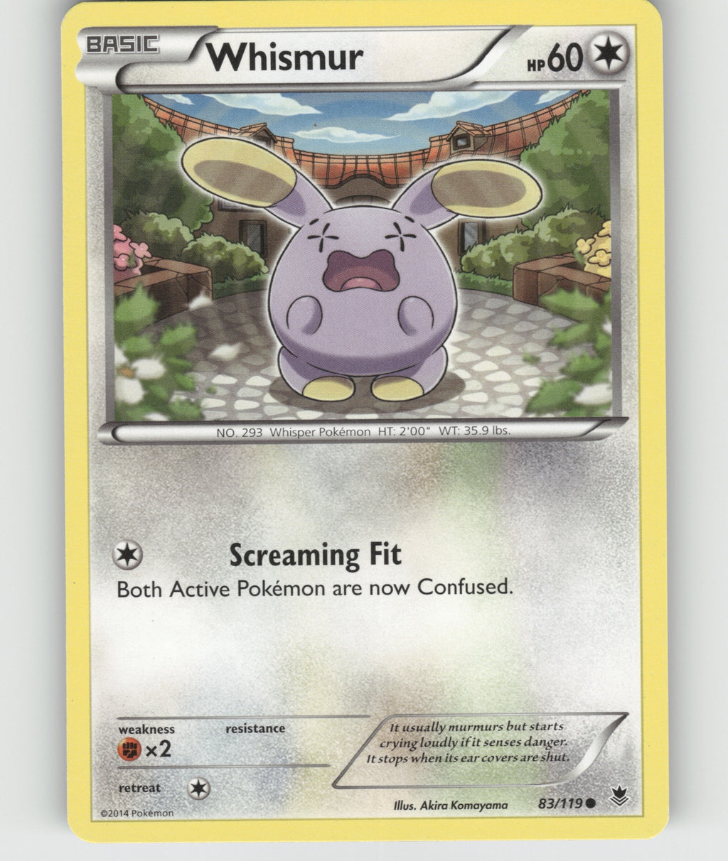 Whismur Common XY - Phantom Forces 83/119 NM