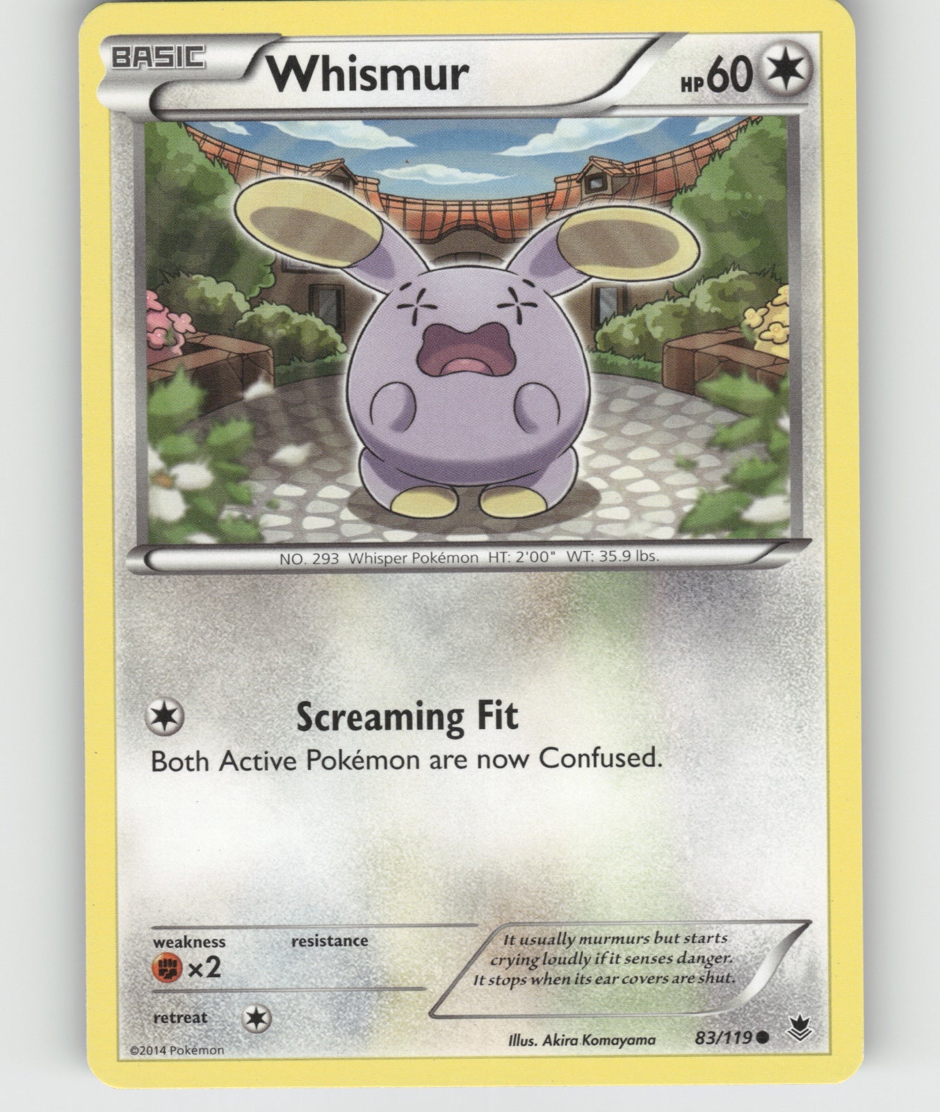 Whismur Common XY - Phantom Forces 83/119 NM