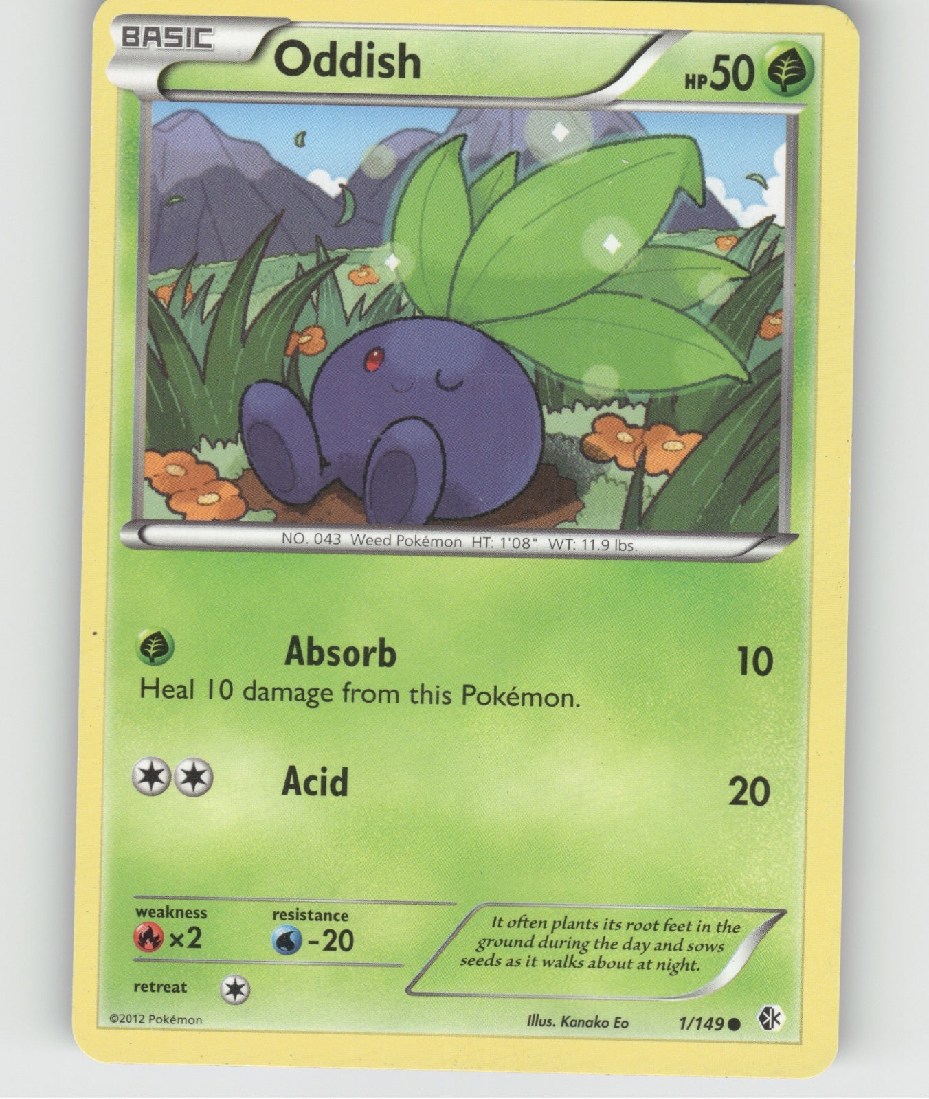 Oddish Common Boundaries Crossed 1/149 NM
