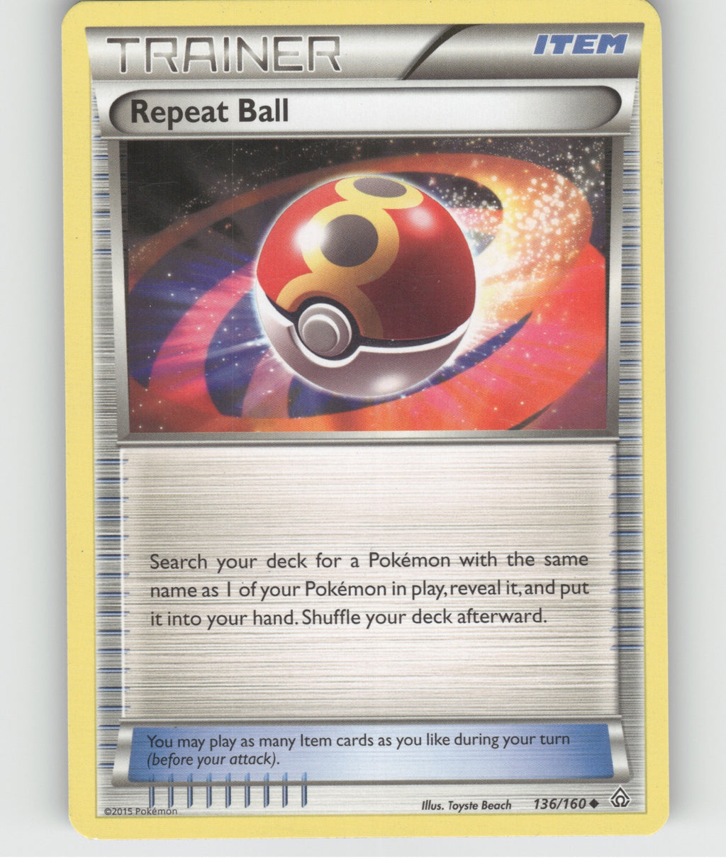 Repeat Ball Uncommon XY - Primal Clash 136/160 NM