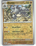 Rhydon Reverse Holo Uncommon SV: Scarlet & Violet 151 112/165 NM