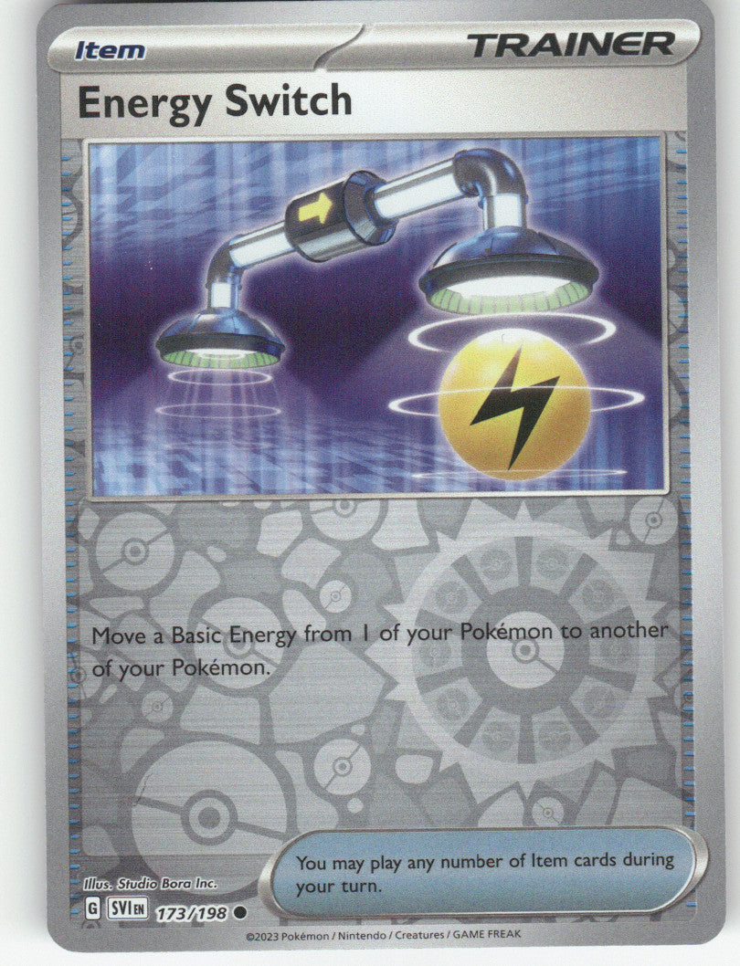 Energy Switch Reverse Holo Common SV01: Scarlet & Violet Base Set 173/198 NM
