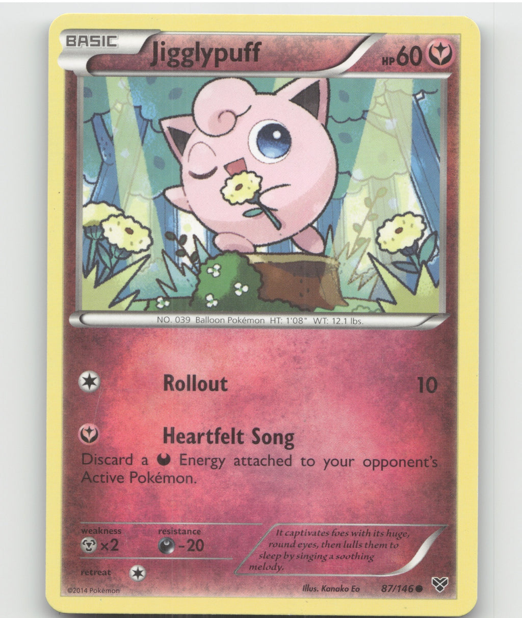 Jigglypuff (87) Common XY Base Set 87/146 LP