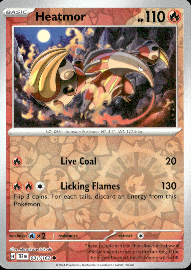 Heatmor Reverse Holo Common SV05: Temporal Forces 031/162 NM