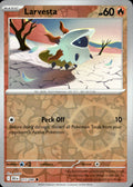 Larvesta Reverse Holo Common SV: Black Bolt 015/086 NM