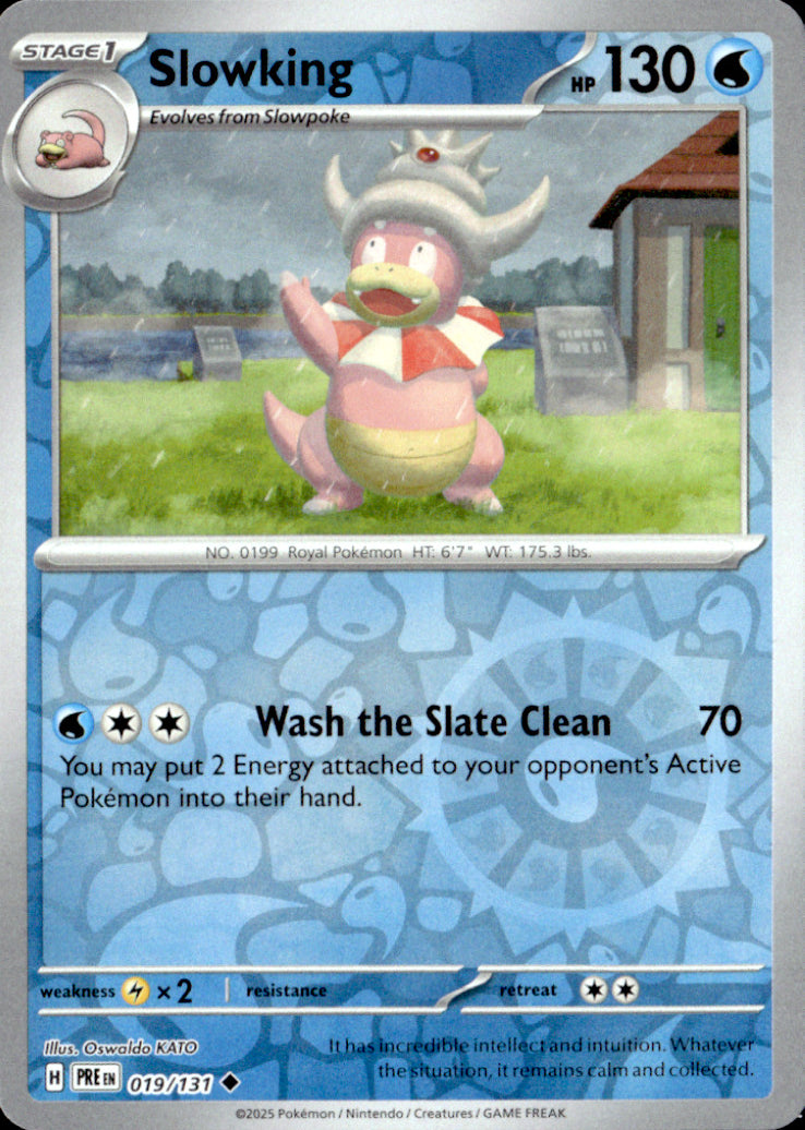 Slowking Reverse Holo Uncommon SV: Prismatic Evolutions 019/131 NM
