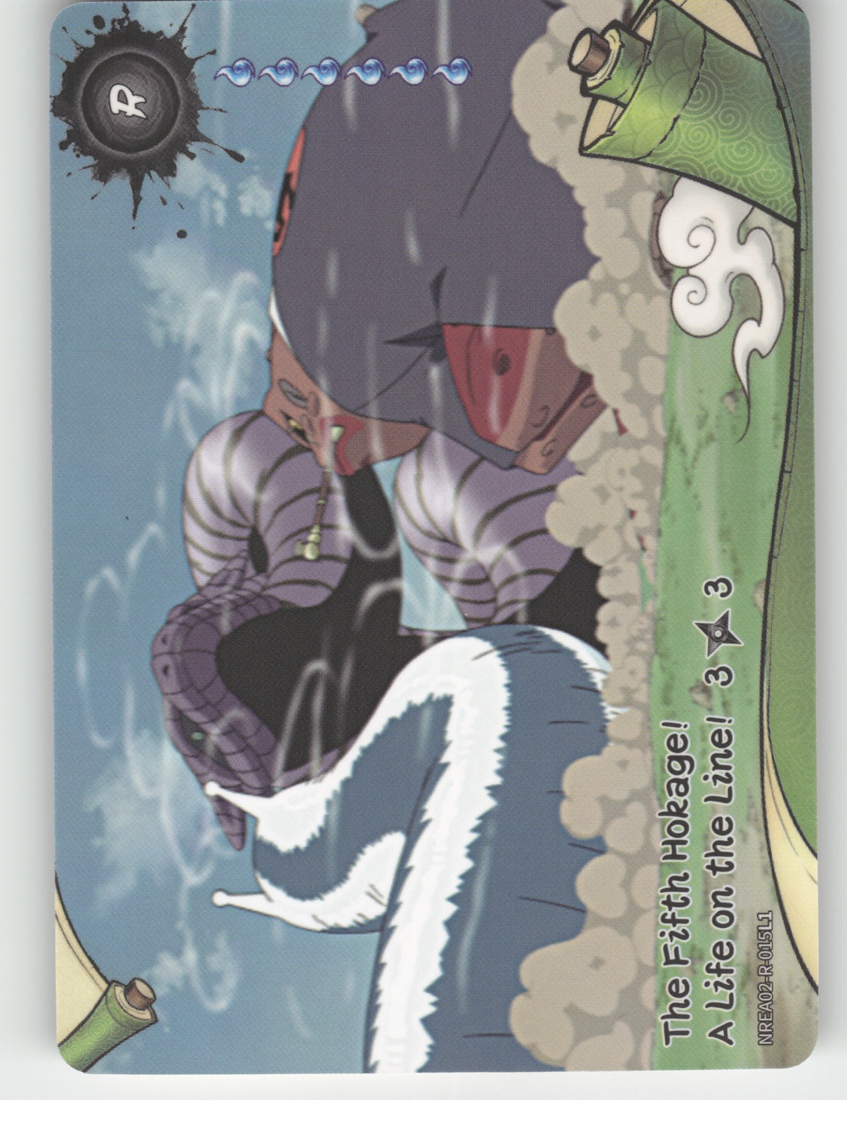 The Fifth Hokage! A Life On The Line!\n3/3 Base R Earth Scroll Series 2 015L1 NM front