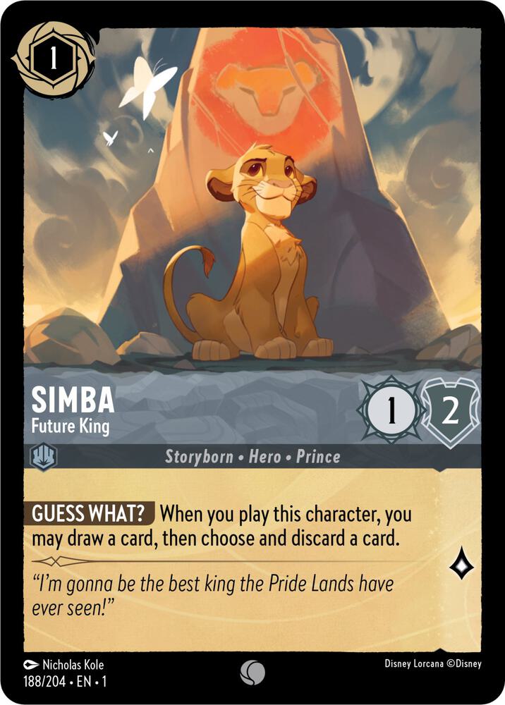 Simba - Future King Common The First Chapter 188/204 NM