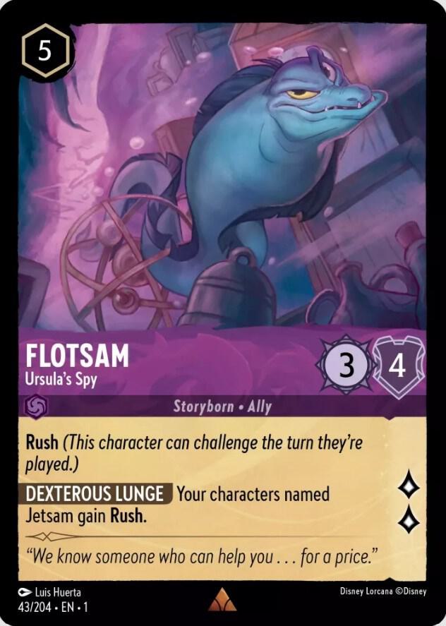 Flotsam - Ursula's Spy Rare The First Chapter 43/204 NM