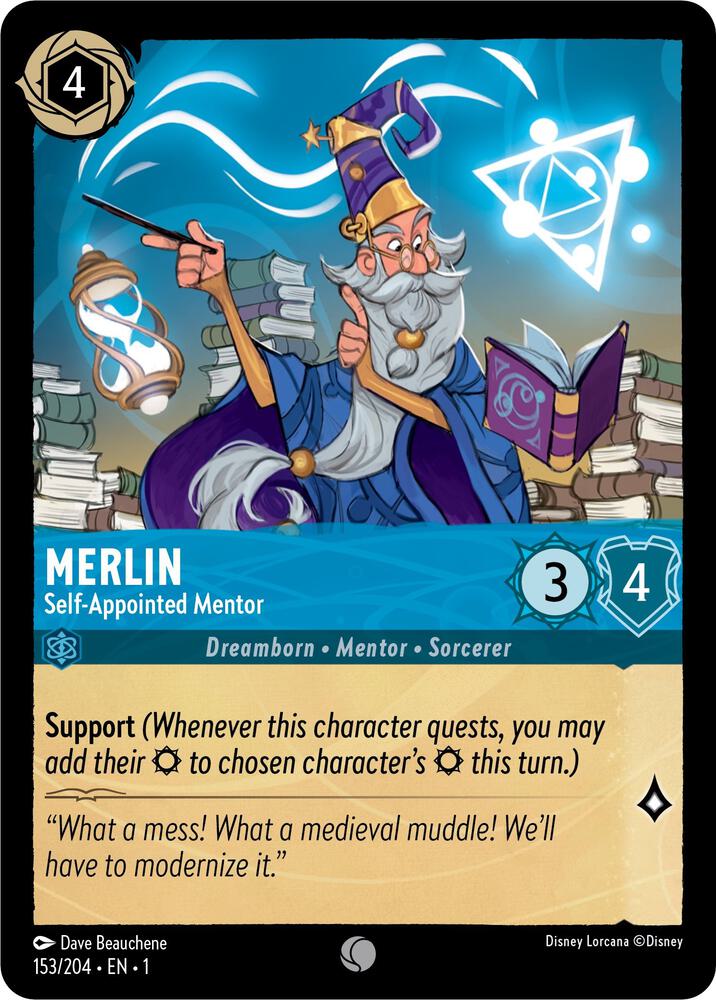 Merlin - Self-Appointed Mentor Common The First Chapter 153/204 NM