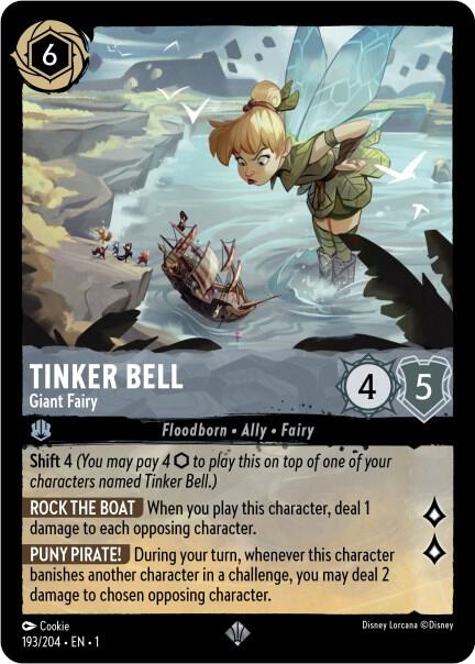 Tinker Bell - Giant Fairy Super Rare The First Chapter 193/204 NM