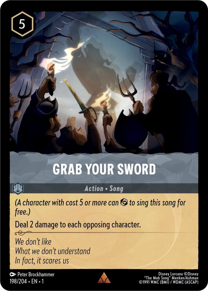 Grab Your Sword Rare The First Chapter 198/204 NM