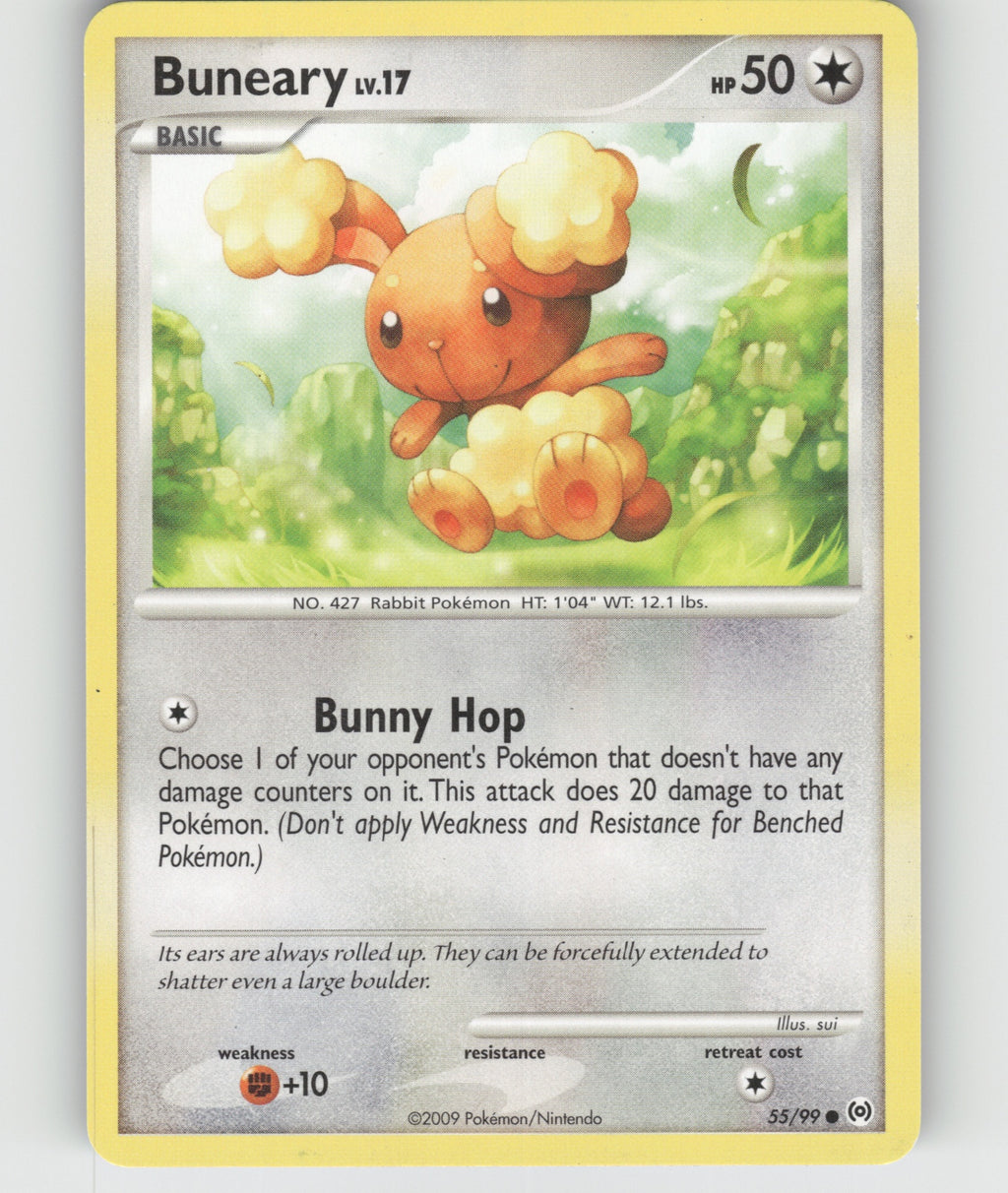 Buneary Common Arceus 55/99 NM