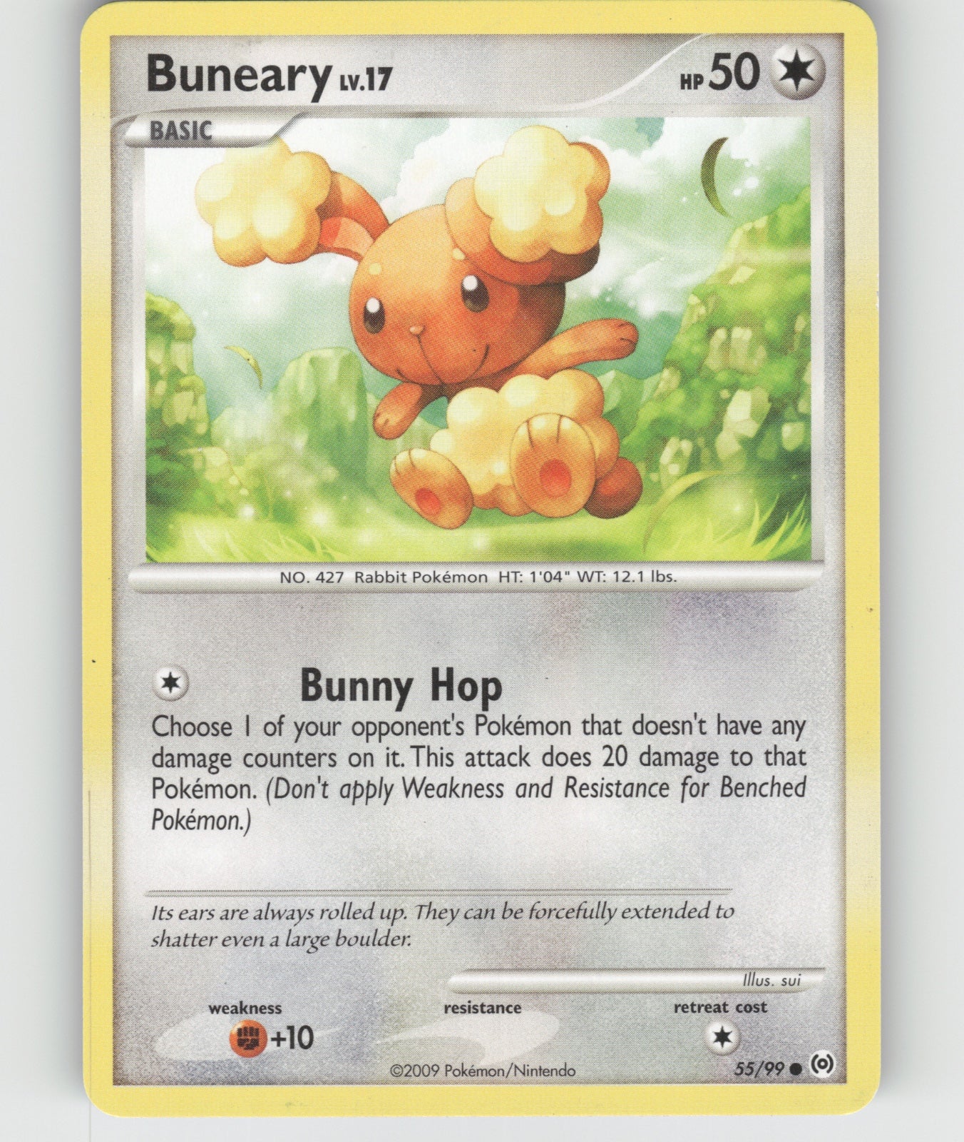 Buneary Common Arceus 55/99 NM