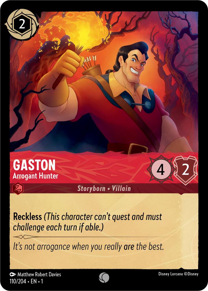 Gaston - Arrogant Hunter Common The First Chapter 110/204 NM