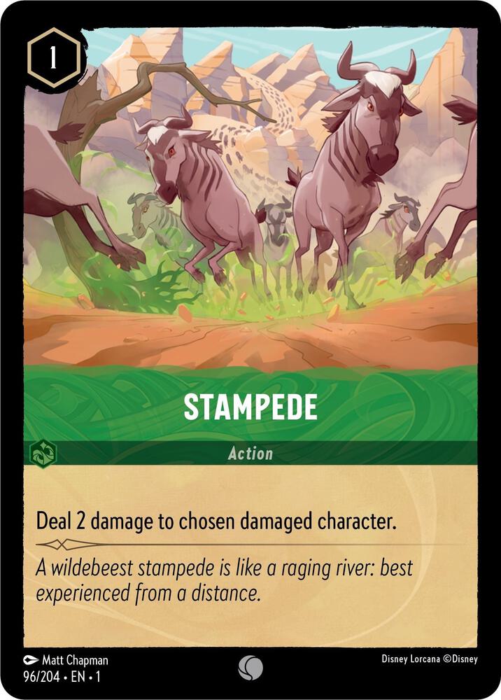 Stampede Common The First Chapter 96/204 NM