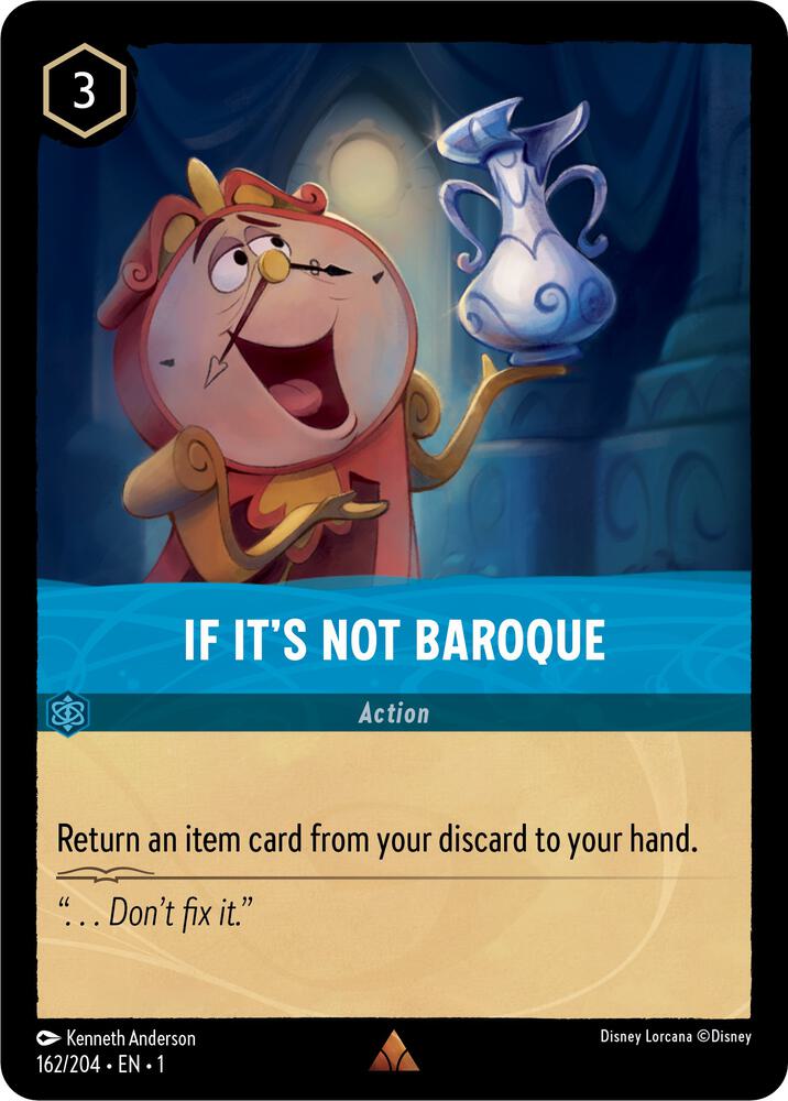 If It's Not Baroque Rare The First Chapter 162/204 NM