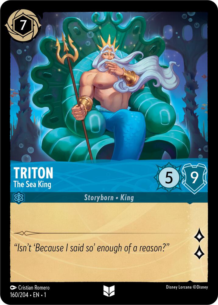 Triton - The Sea King Uncommon The First Chapter 160/204 NM